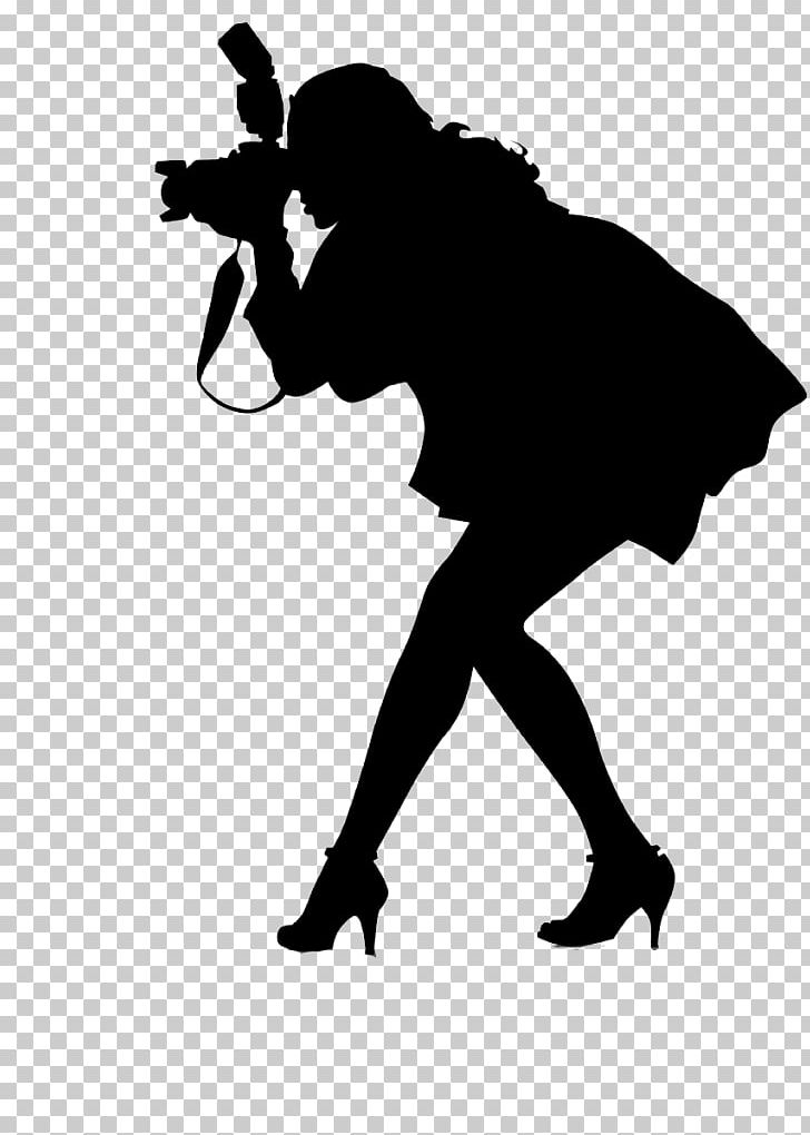 Silhouette Photography Female Camera Operator PNG, Clipart, Animals, Black, Black And White, Color Photography, Fictional Character Free PNG Download