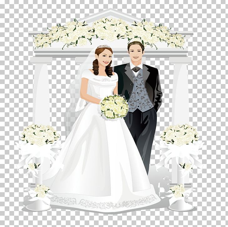 Wedding Men And Women PNG, Clipart, Anniversary, Bridal, Bride, Cartoon, Flower Free PNG Download