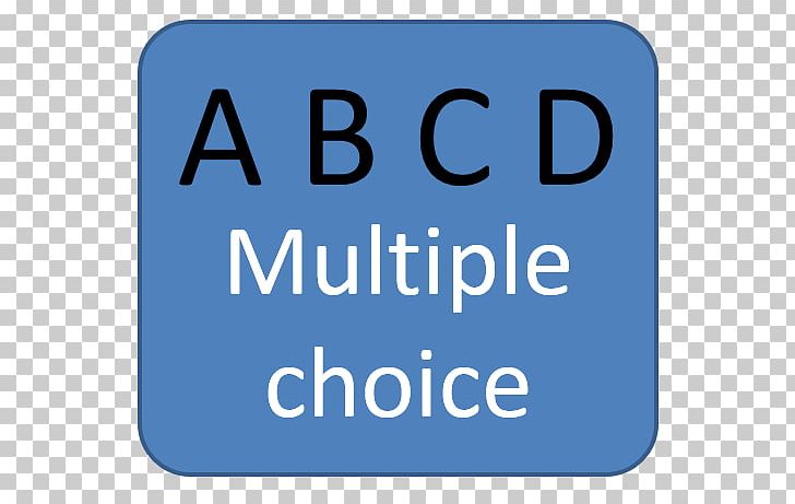 Multiple Choice Test Question Logo PNG, Clipart, Area, Blue, Brand, Choice, Line Free PNG Download