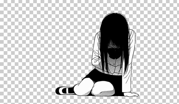 Sadness Anime Manga Crying PNG, Clipart, Anime, Black, Black And White, Cartoon, Chibi Free PNG Download