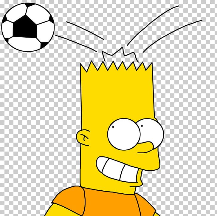 Bart Simpson Homer Simpson Lisa Simpson Football PNG, Clipart, Angle, Area, Artwork, Ball, Bart Simpson Free PNG Download