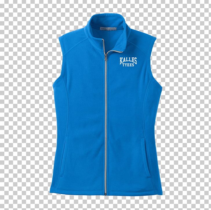 Gilets Polar Fleece Fleece Jacket Sleeveless Shirt PNG, Clipart, Active Shirt, Authority, Blue, Bluza, Cobalt Blue Free PNG Download