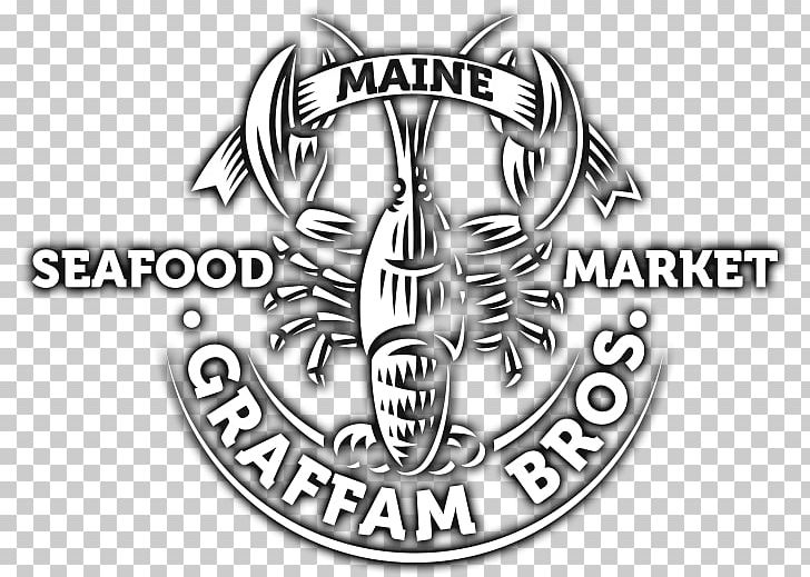 Graffam Bros Lobster Maine Avenue Fish Market Seafood PNG, Clipart, Black And White, Brand, Emblem, Fish, Fish Market Free PNG Download