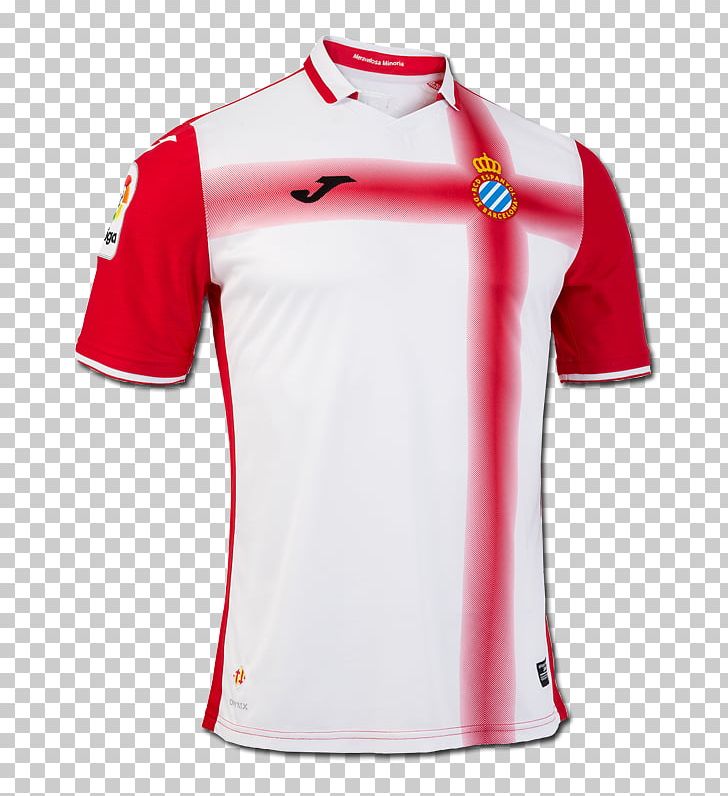 RCD Espanyol 2016–17 La Liga T-shirt Jersey Football PNG, Clipart, Active Shirt, Clothing, Football, Jersey, Joma Free PNG Download