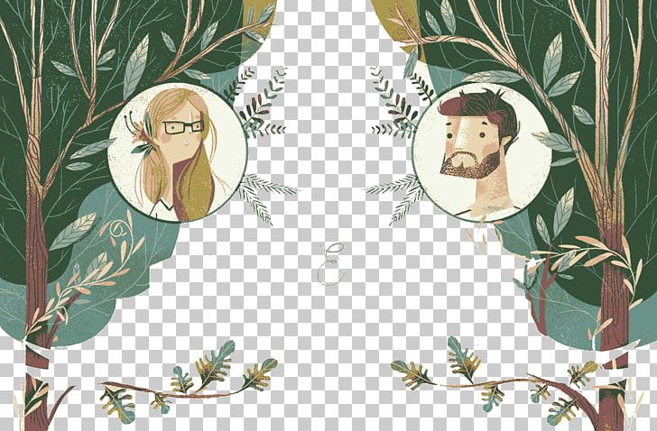 Wedding Invitation Marriage Convite Illustration PNG, Clipart, Behance, Branch, Bride, Creative Industries, Fictional Character Free PNG Download