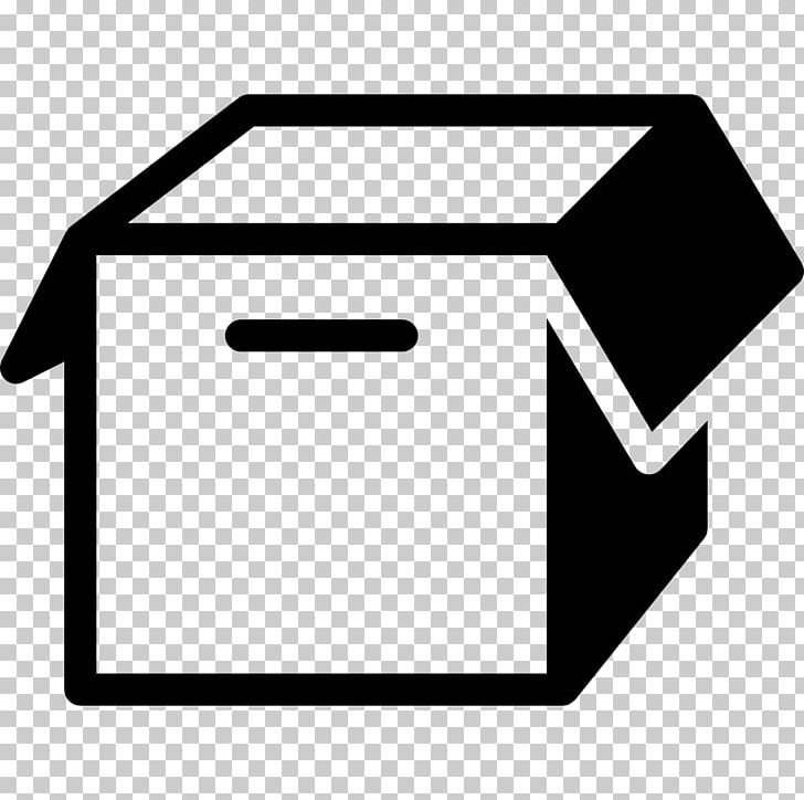 Computer Icons Cardboard Box Container PNG, Clipart, Angle, Area, Black, Black And White, Box Free PNG Download