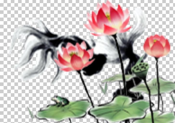 Nelumbo Nucifera Ink Wash Painting Gongbi PNG, Clipart, Aquatic Plant, Chinese Painting, Chinese Style, Chinoiserie, Color Ink Free PNG Download