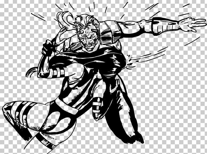 Psylocke Omega Red X-Men: Mutant Apocalypse Comics Line Art PNG, Clipart, 6 B, Arm, Art, Artwork, Black And White Free PNG Download