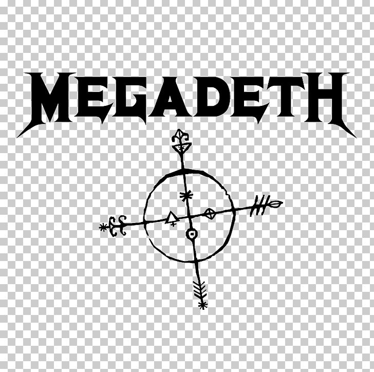 Logo Megadeth PNG, Clipart, Angle, Area, Band, Black, Black And White Free PNG Download