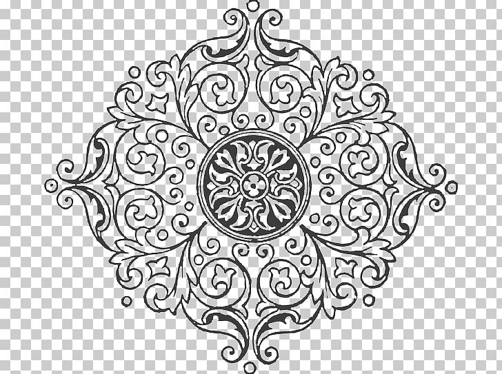 Ornament Quilling Drawing PNG, Clipart, Art, Black, Black And White, Border, Circle Free PNG Download