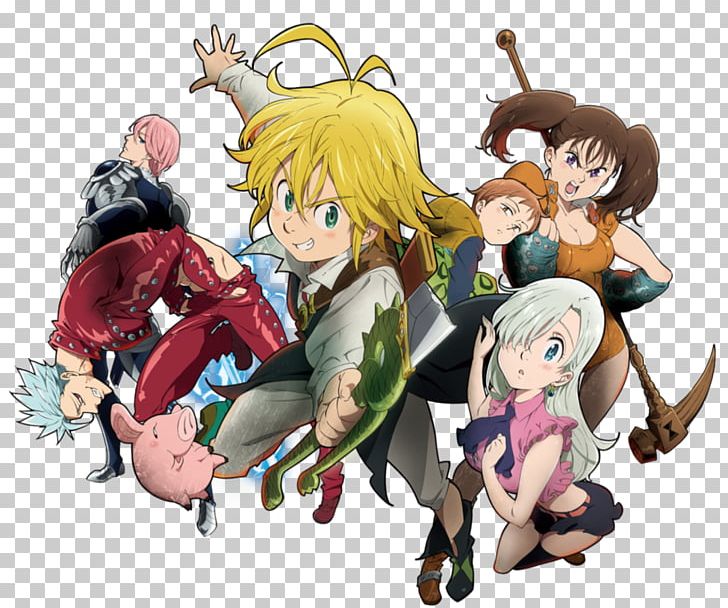 The Seven Deadly Sins Anime Manga PNG, Clipart, Anime, Cartoon, Computer Wallpaper, Dark Dream Begins, Deadly Free PNG Download