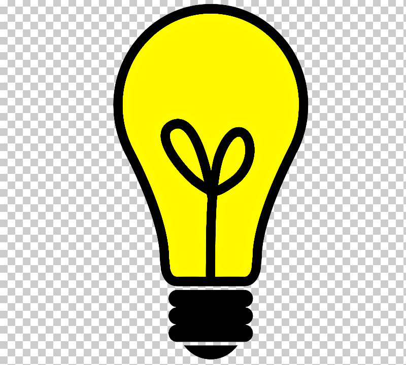 Light Bulb PNG, Clipart, Light Bulb, Line, Symbol, Yellow Free PNG Download