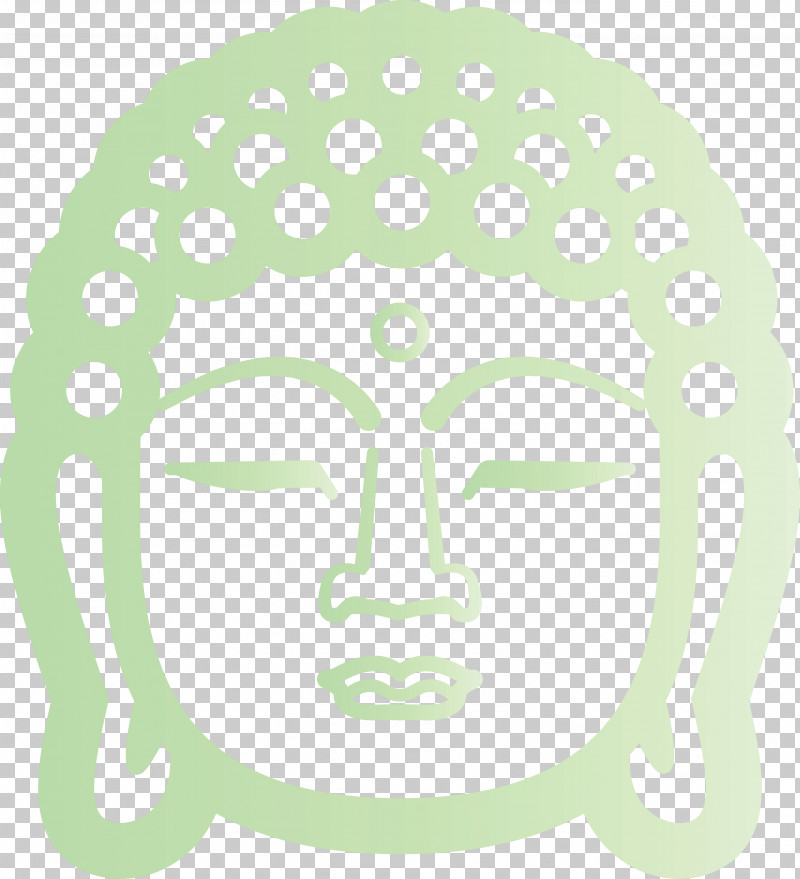 Buddha PNG, Clipart, Buddha, Circle, Face, Green, Head Free PNG Download