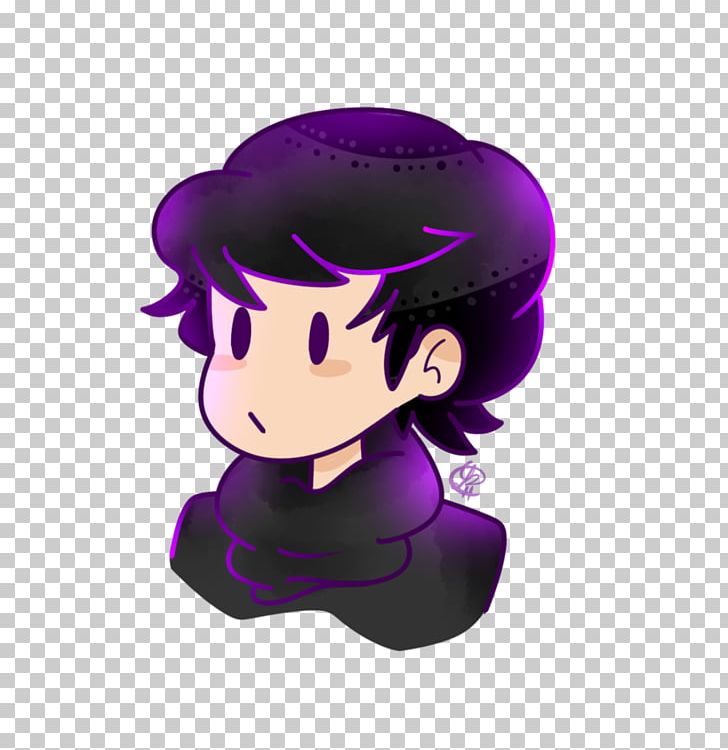 Black Hair Desktop Purple PNG, Clipart, Art, Black Hair, Cartoon, Character, Computer Free PNG Download