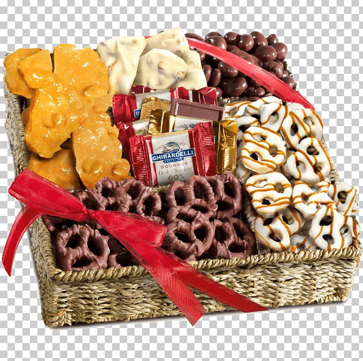 Food Gift Baskets Pretzel White Chocolate Hamper PNG, Clipart,  Free PNG Download