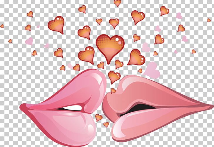 Heart Lip Valentine's Day PNG, Clipart, Broken Heart, Desktop Wallpaper, Heart, International Kissing Day, Kiss Free PNG Download