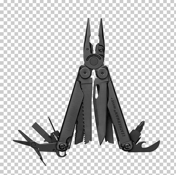 Multi-function Tools & Knives Leatherman Knife Wave PNG, Clipart, Angle, Black And White, Black Oxide, Blade, Cold Weapon Free PNG Download