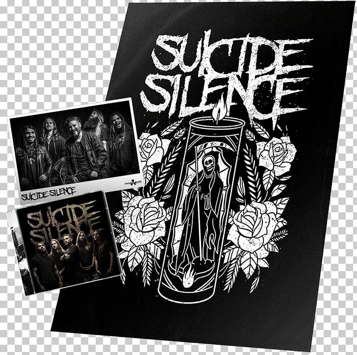 Suicide Silence Nuclear Blast Compact Disc Optical Disc Packaging PNG, Clipart, Autograph, Black And White, Brand, Compact Disc, Flag Free PNG Download