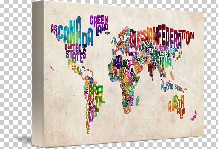 World Map Work Of Art PNG, Clipart, Allposterscom, Art, Artist, Art Museum, Canvas Free PNG Download