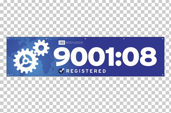 Banner ISO 14000 ISO 14001:2004 ISO 9000 Logo PNG, Clipart, Banner, Blue, Business, Electric Blue, Flag Free PNG Download