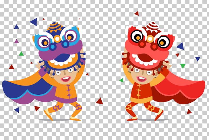 Lion Dance Dragon Dance Chinese New Year PNG, Clipart, Animals, Boy Cartoon, Cartoon, Cartoon Character, Cartoon Characters Free PNG Download