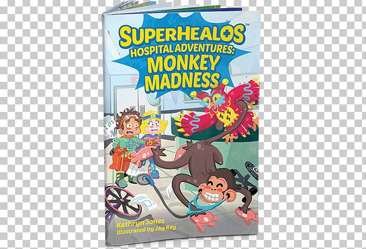 SuperHealos Hospital Adventures: : Monkey Madness Book Child PNG, Clipart, Activity Book, Book, Cartoon, Child, Coloring Book Free PNG Download