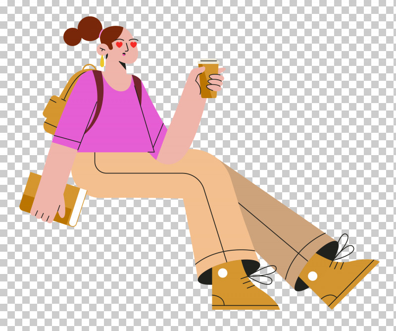 Lady Sitting On Chair PNG, Clipart, Angle, Cartoon, Character, Hm, Joint Free PNG Download