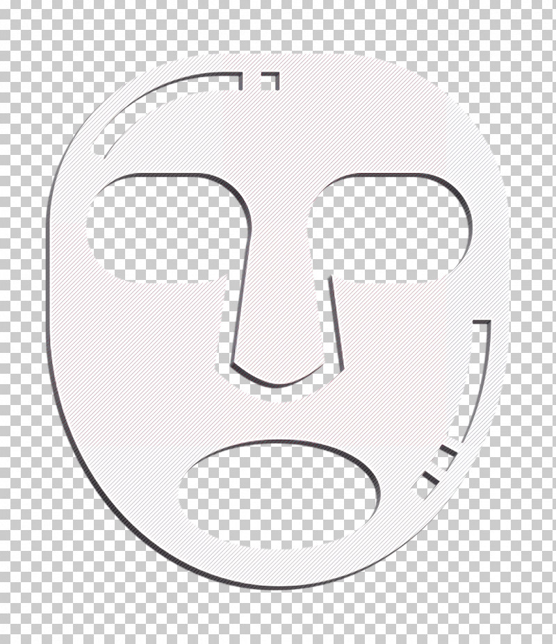 Spa Element Icon Facial Mask Icon Mask Icon PNG, Clipart, Blackandwhite, Circle, Emblem, Facial Mask Icon, Head Free PNG Download