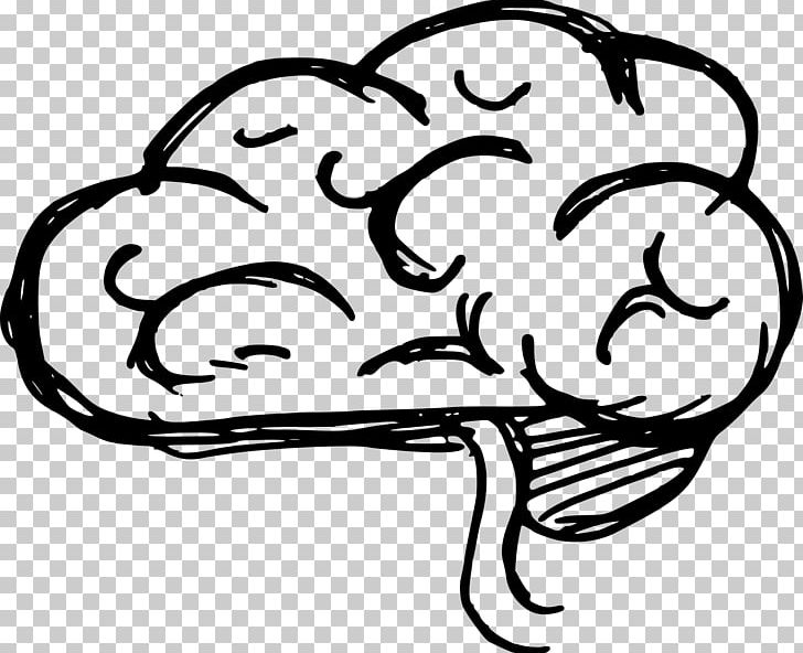 Line Art Drawing Brain PNG, Clipart, Art, Artwork, Black And White, Brain, Cartoon Free PNG Download