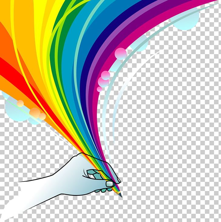 Rainbow Pencil Creativity Illustration PNG, Clipart, Cartoon, Circle, Color, Colored Pencil, Color Pencil Free PNG Download