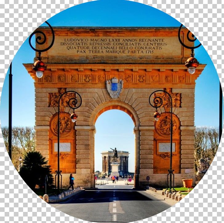 Porte Du Peyrou Promenade Du Peyrou Equestrian Statue Of Louis XIV Place De La Comédie Tourism PNG, Clipart, Arc De Triomphe, Arch, Building, Facade, France Free PNG Download