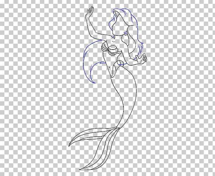Ariel Drawing Mermaid Sketch PNG, Clipart, Ariel, Arm, Art, Artwork, Black And White Free PNG Download