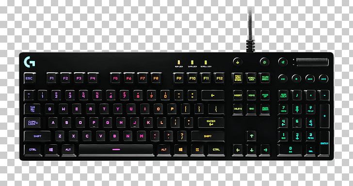 Computer Keyboard Logitech G810 Orion Spectrum Gaming Keypad Logitech G910 Orion Spectrum Electrical Switches PNG, Clipart, Computer Component, Computer Hardware, Computer Keyboard, Electrical Switches, Electronic Device Free PNG Download
