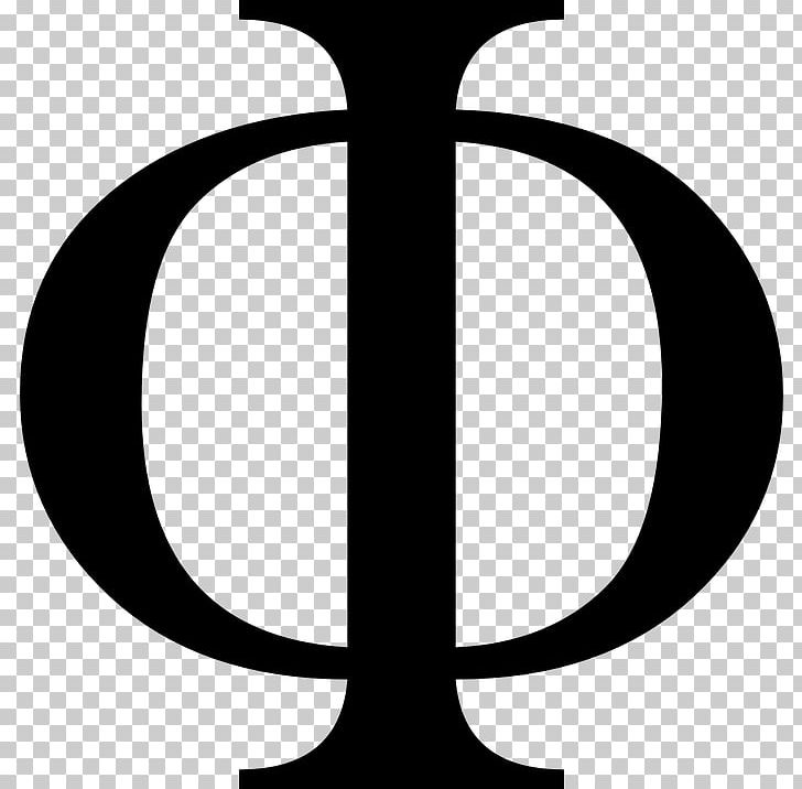 Phi Greek Alphabet Symbol Letter PNG, Clipart, Artwork, Beta, Black And White, Circle, Golden Ratio Free PNG Download