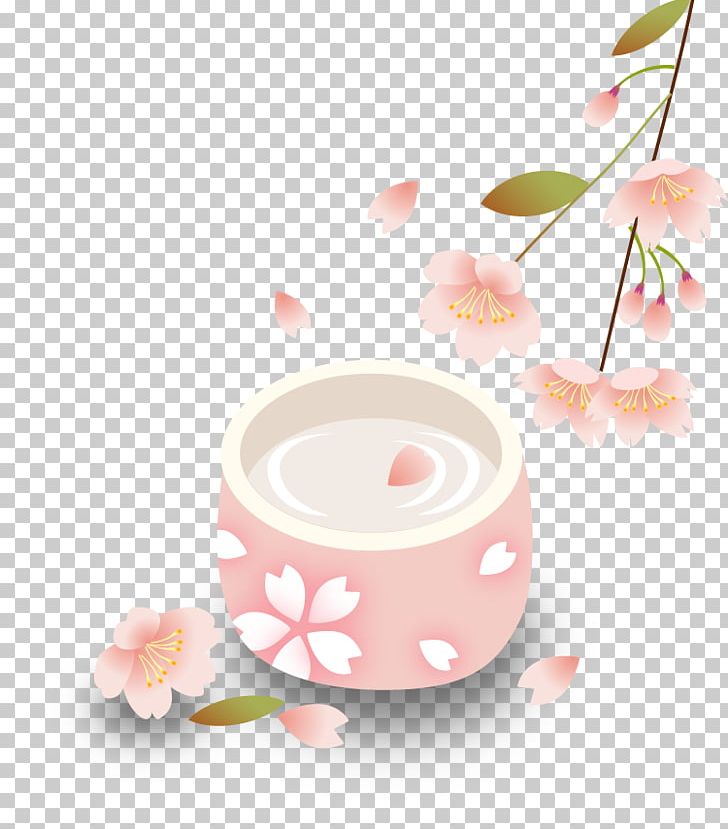 Alcoholic Drink Pink Hanami PNG, Clipart, Alcoholic Drink, April, Coffee Cup, Cup, Drinkware Free PNG Download