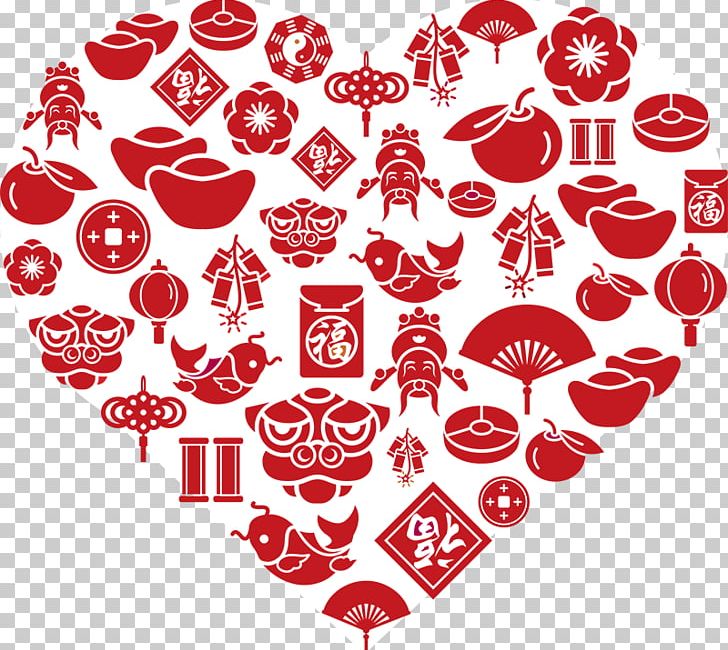 Chinese New Year PNG, Clipart, Area, Chinese New Year, Computer Icons, Flower, Heart Free PNG Download