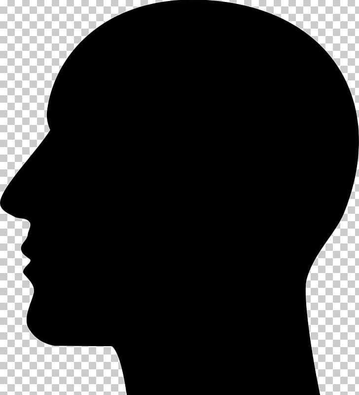 Human Head Silhouette PNG, Clipart, Animals, Black, Black And White, Chin, Clip Art Free PNG Download