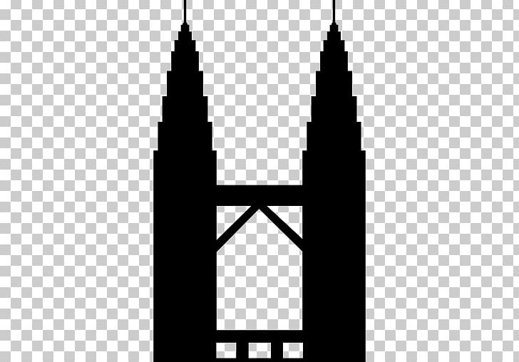Petronas Towers Eiffel Tower Kuala Lumpur City Centre PNG, Clipart, Angle, Black, Black And White, Chrysler Building, Computer Icons Free PNG Download