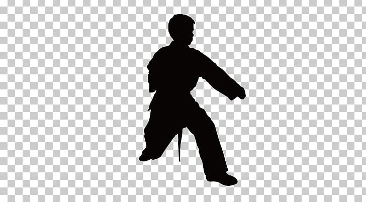 Silhouette Taekwondo Chinese Martial Arts Karate PNG, Clipart, Animals, Chinese Kongfu, City Silhouette, Decal, Dobok Free PNG Download