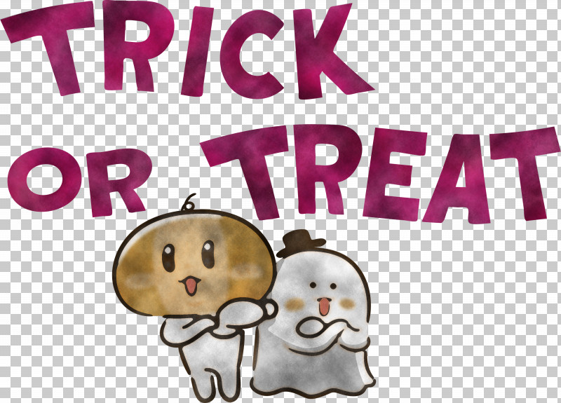 TRICK OR TREAT Halloween PNG, Clipart, Behavior, Cartoon, Dog, Halloween, Happiness Free PNG Download