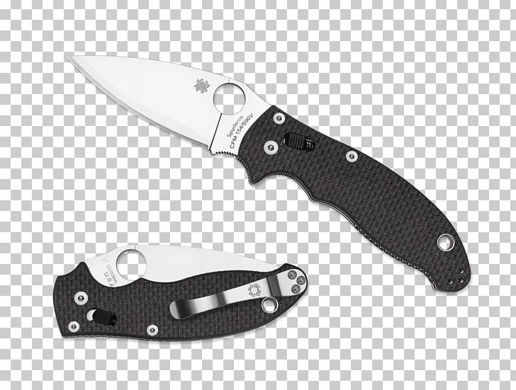 Pocketknife Spyderco CPM S30V Steel 154CM PNG, Clipart, Blade, Bowie Knife, Carbon, Carbon Fibers, Cold Weapon Free PNG Download