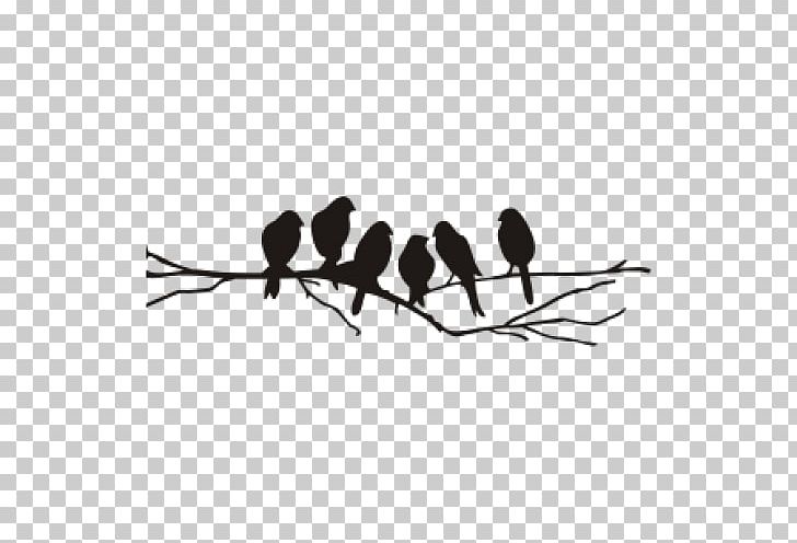Wall Decal Sticker Nursery PNG, Clipart, Angle, Beak, Bedroom, Bird, Black And White Free PNG Download