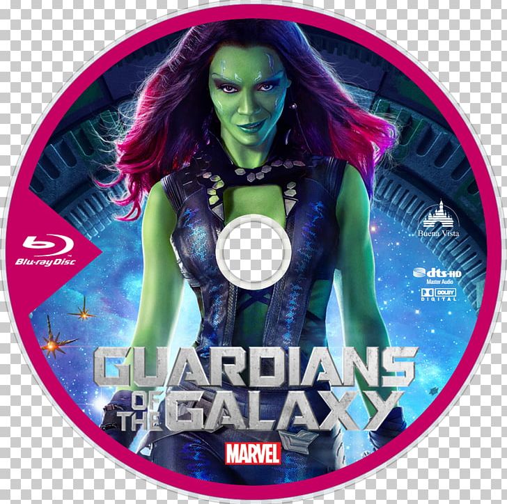 Gamora Zoe Saldana Guardians Of The Galaxy Rocket Raccoon Thanos PNG, Clipart, Actor, Advertising, Album Cover, Character, Dvd Free PNG Download