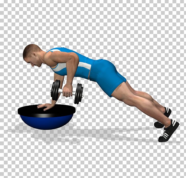 Physical Fitness BOSU Exercise Row Dumbbell PNG, Clipart, Abdomen, Arm, Balance, Bosu, Dumbbell Free PNG Download