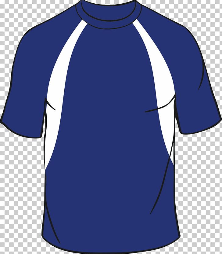 T-shirt Sleeve Shoulder Outerwear PNG, Clipart, Active Shirt, Black, Blue, Clothing, Cobalt Blue Free PNG Download