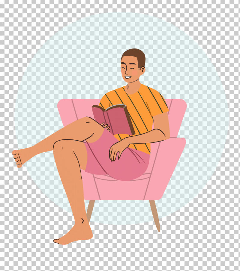 Reading Book Free Time Sofa PNG, Clipart, Angle, Cartoon, Chair, Free Time, Hm Free PNG Download
