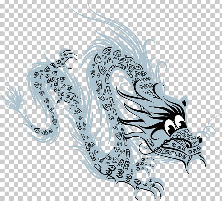 Blue Dragon Chinese Dragon PNG, Clipart, Automotive Design, Black And White, Blue, Blue Abstract, Blue Background Free PNG Download