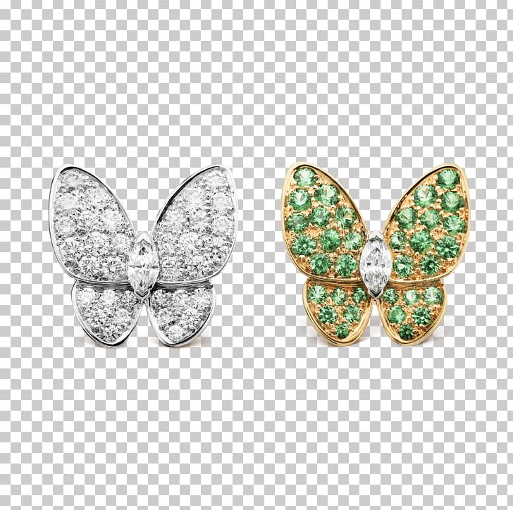 Earring Jewellery Van Cleef & Arpels Gemstone Diamond PNG, Clipart, Butterfly, Cartier, Charms Pendants, Chaumet, Clothing Accessories Free PNG Download