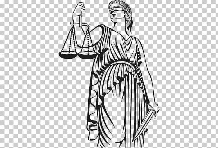 Lady Justice Themis PNG, Clipart, Arm, Art, Artwork, Black And White, Clothing Free PNG Download