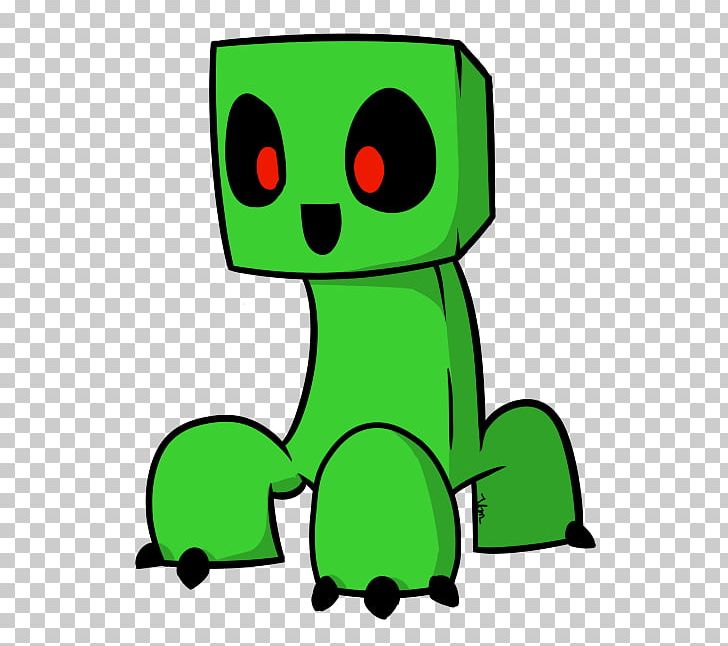 Minecraft Creeper Drawing Mob PNG, Clipart, Amphibian, Animation, Artwork, Character, Chibi Free PNG Download